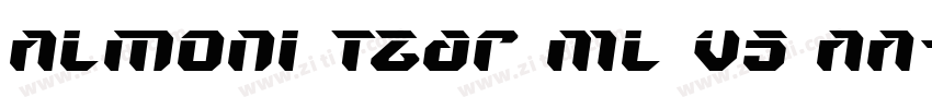 Almoni Tzar ML v5 AA字体转换